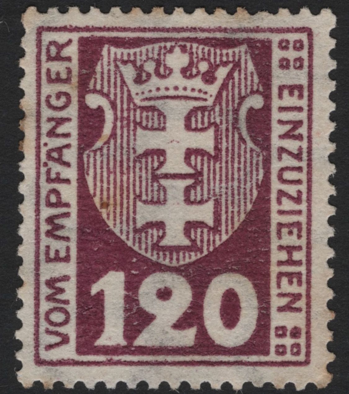 SCG4982 - Germany – Revenue Stamps (Crowned Arms Design, “Vom Empfänger einzuziehen” Series)