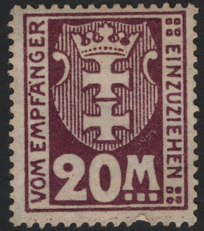 SCG4982 - Germany – Revenue Stamps (Crowned Arms Design, “Vom Empfänger einzuziehen” Series)