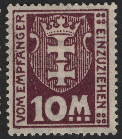 SCG4982 - Germany – Revenue Stamps (Crowned Arms Design, “Vom Empfänger einzuziehen” Series)