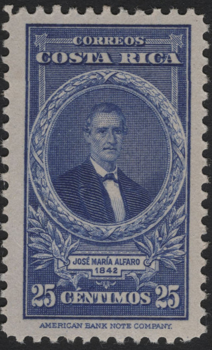 SCG4984 - Costa Rica 1924 Historical Figures Definitive & Airmail Stamps