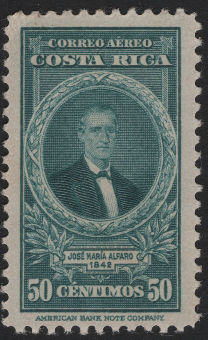 SCG4984 - Costa Rica 1924 Historical Figures Definitive & Airmail Stamps
