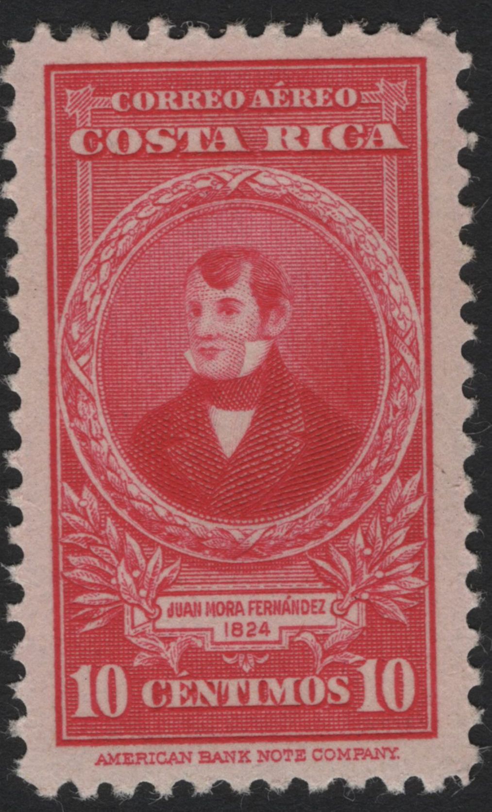 SCG4984 - Costa Rica 1924 Historical Figures Definitive & Airmail Stamps