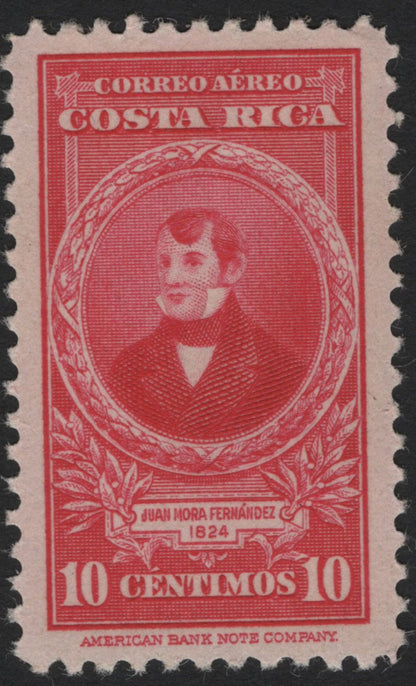 SCG4984 - Costa Rica 1924 Historical Figures Definitive & Airmail Stamps