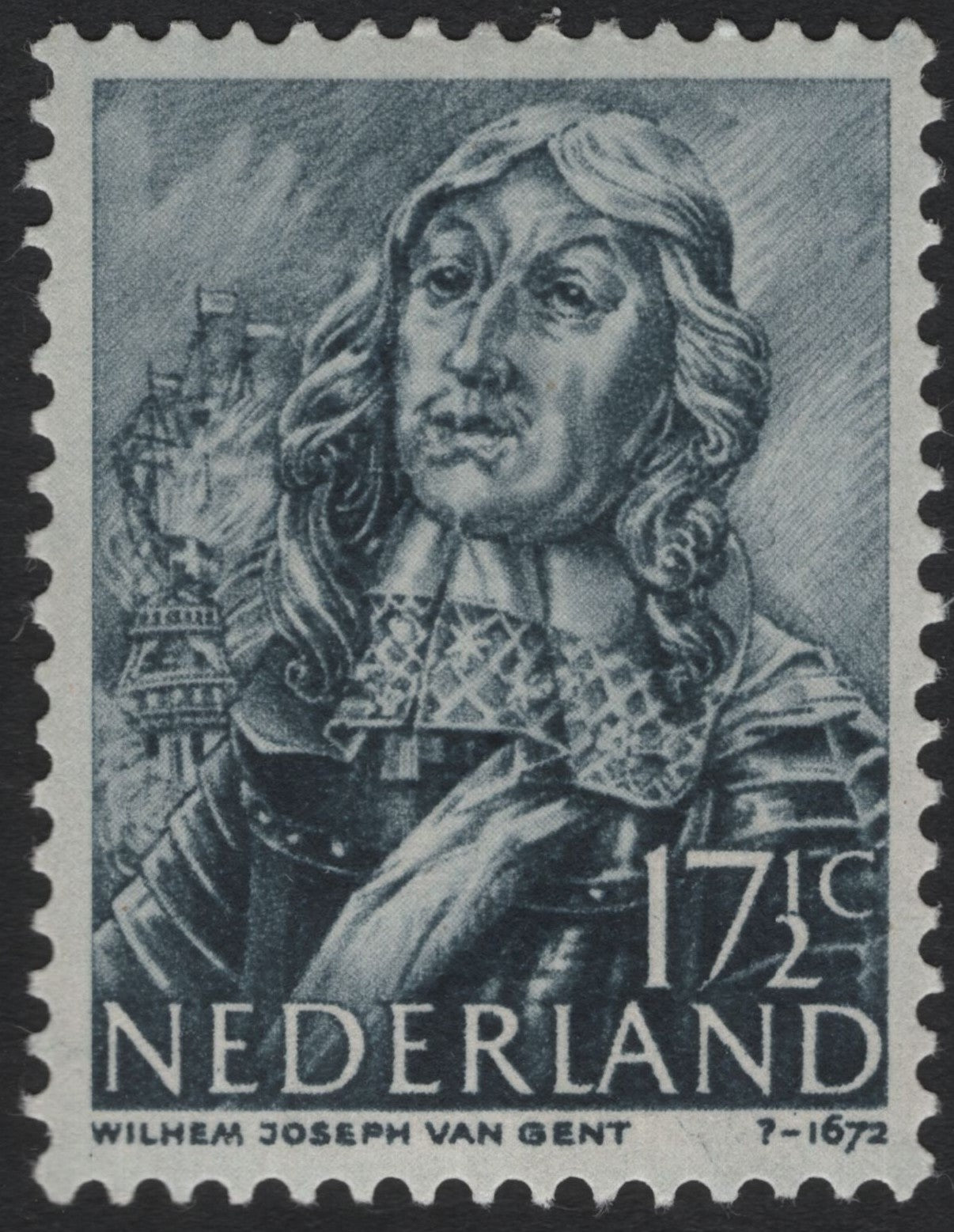SCG5038 - Netherlands 1952 – Admiral Willem Joseph van Ghent (1672)
