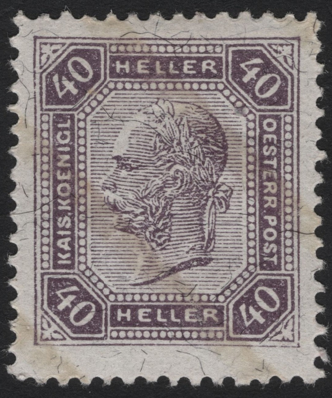 SCG4992 - Austria 1908 – 40 Heller Emperor Franz Joseph I (Definitive Issue)