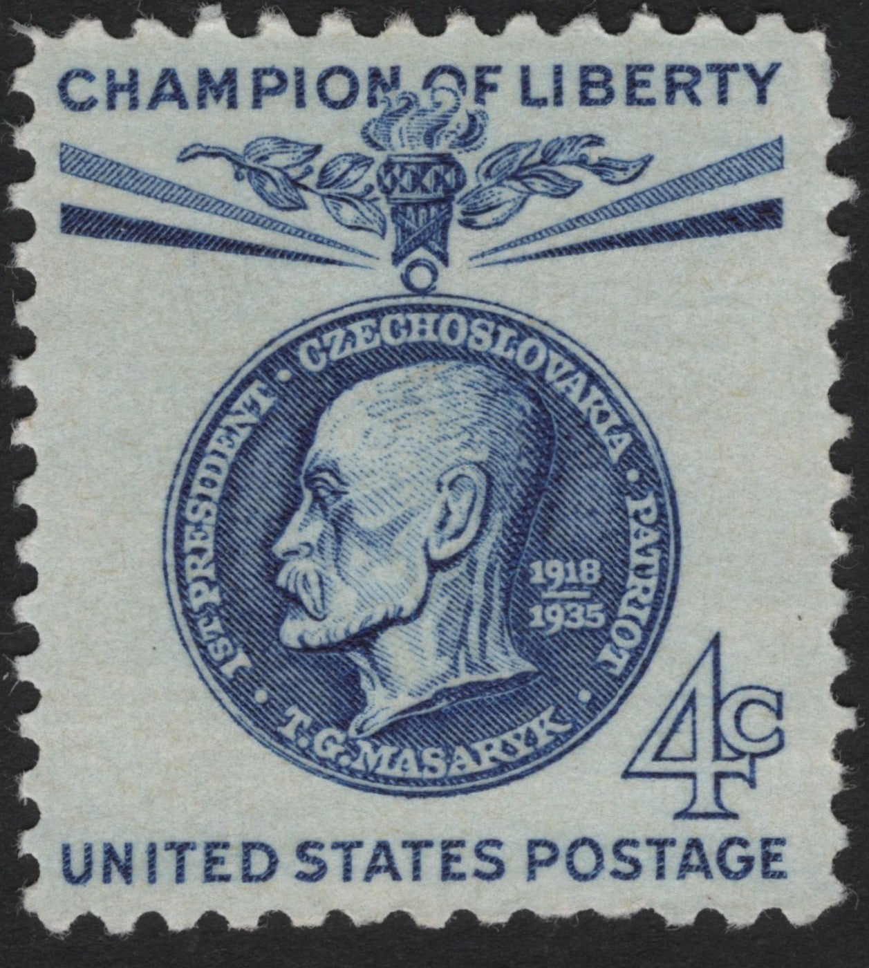 SCG5017 - United States 1960 – Champion of Liberty: Tomáš G. Masaryk, 4¢