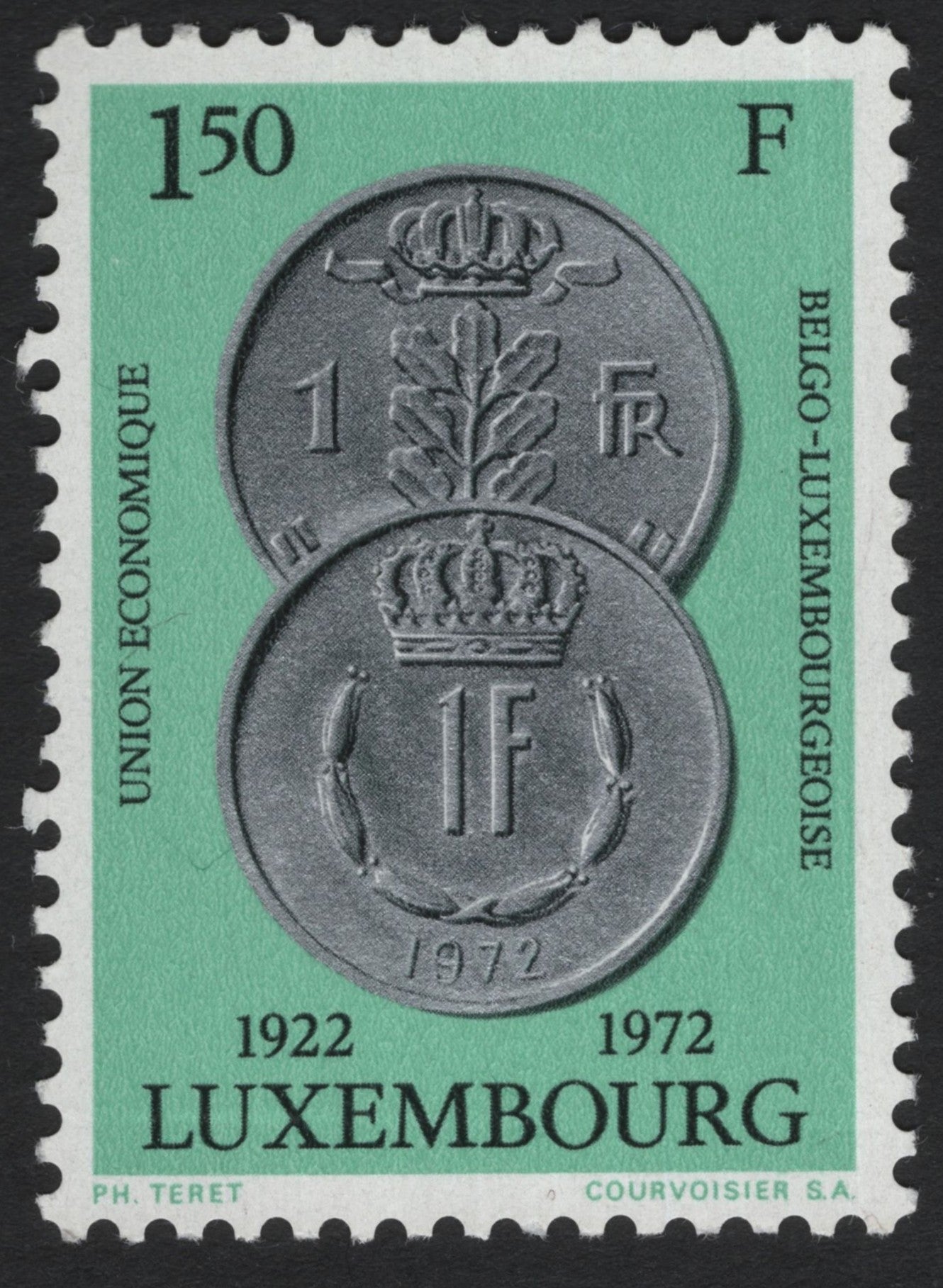 SCG5095 - Luxembourg 1972 – 50th Anniversary of the Belgium–Luxembourg Economic Union