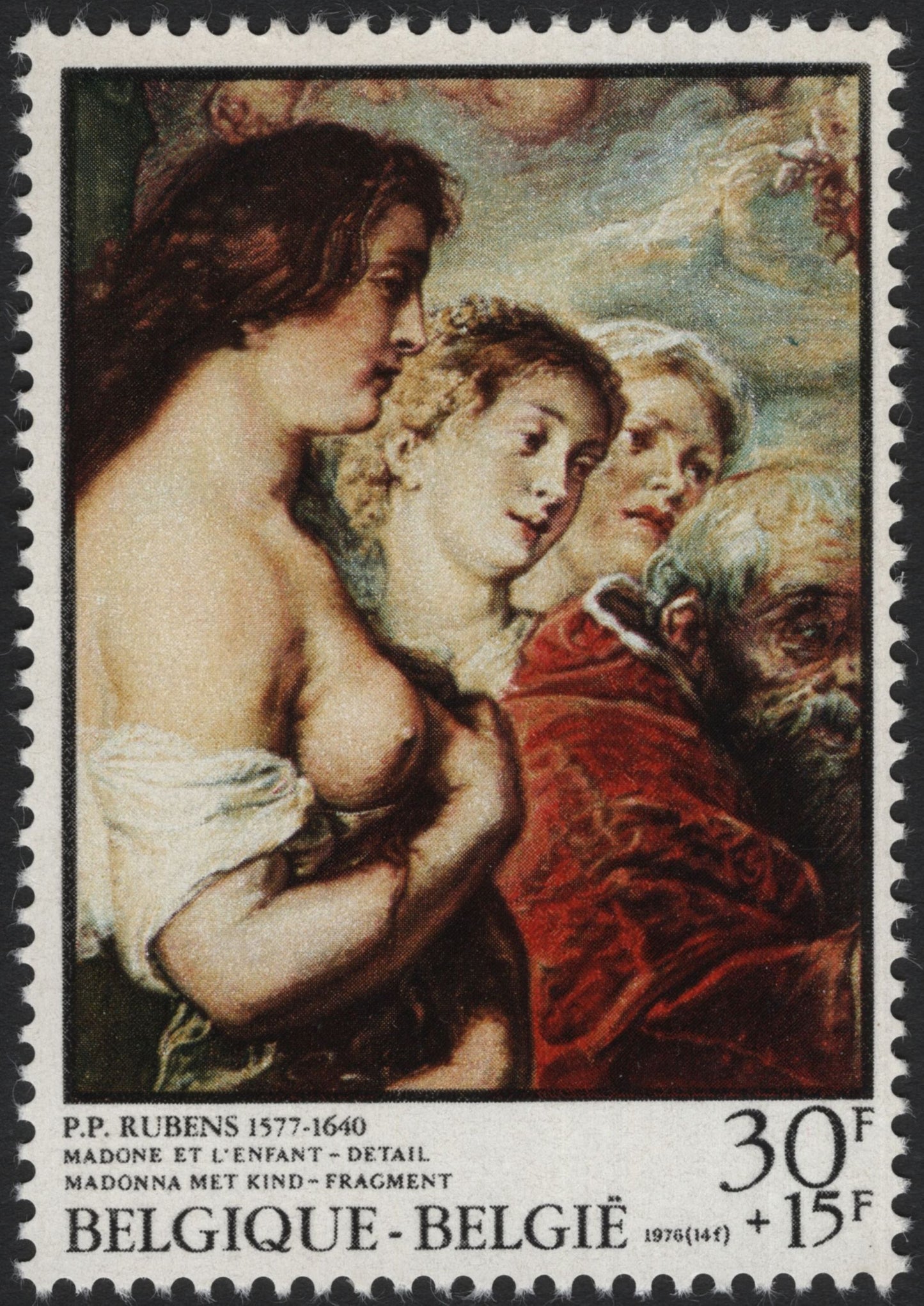 SCG5061 - Belgium 1976 – Rubens Paintings (Madonna & Descent from the Cross)
