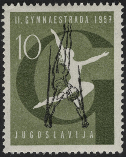 SCG5067 - Yugoslavia 1957 – II Gymnaestrada, Paris (Set of 4)
