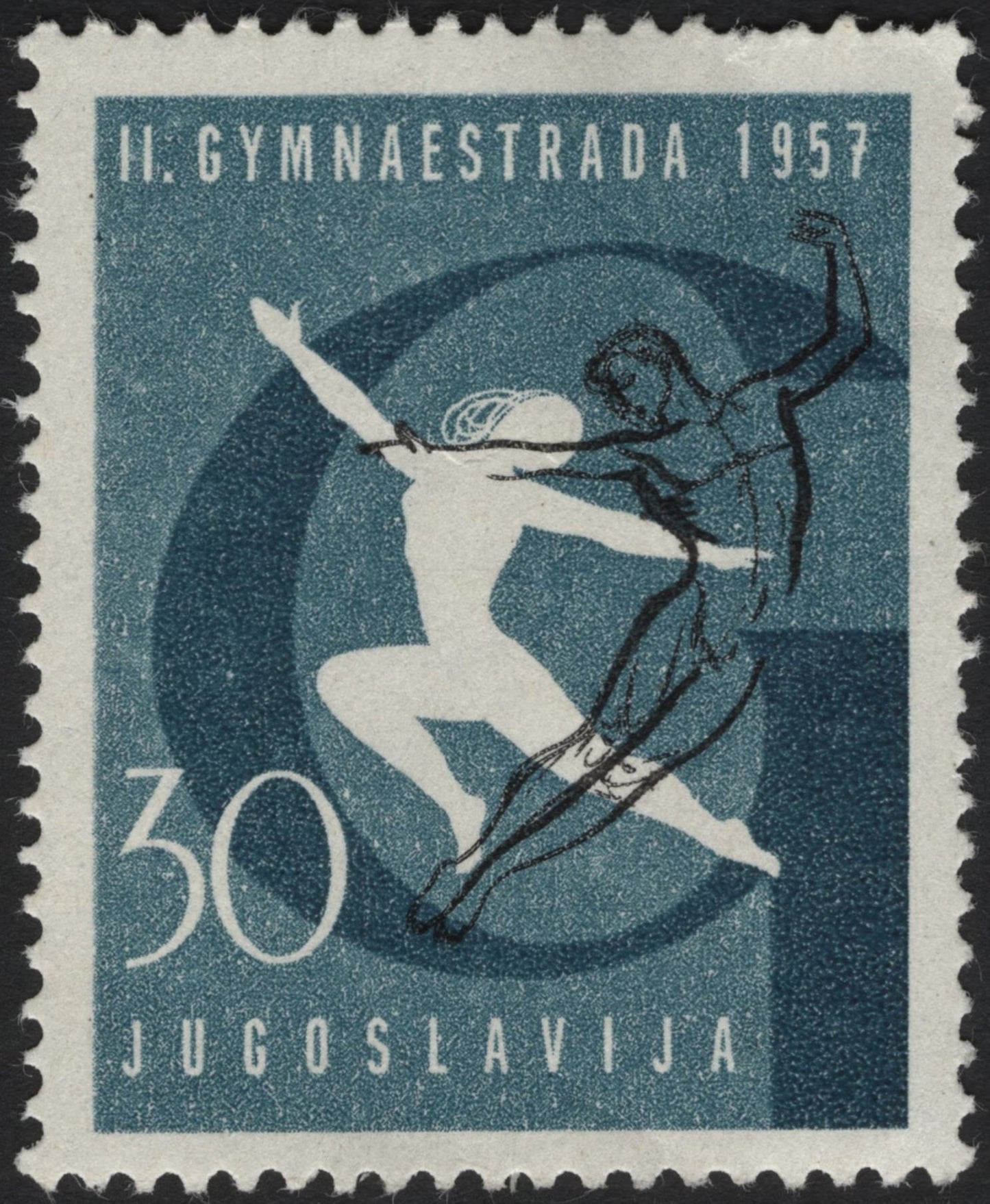 SCG5067 - Yugoslavia 1957 – II Gymnaestrada, Paris (Set of 4)