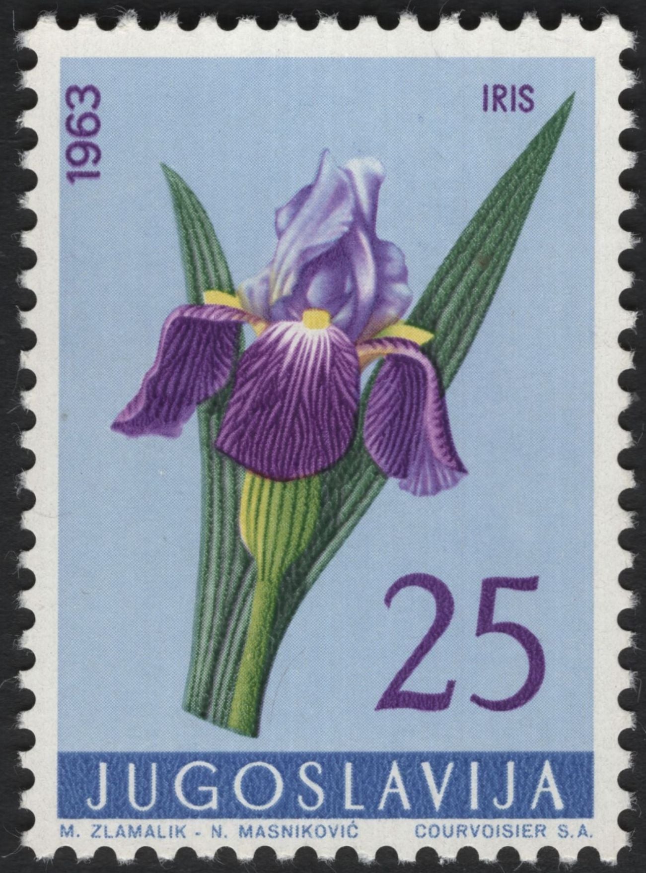 SCG5068 - Yugoslavia 1963 Medicinal & Decorative Flowers Set