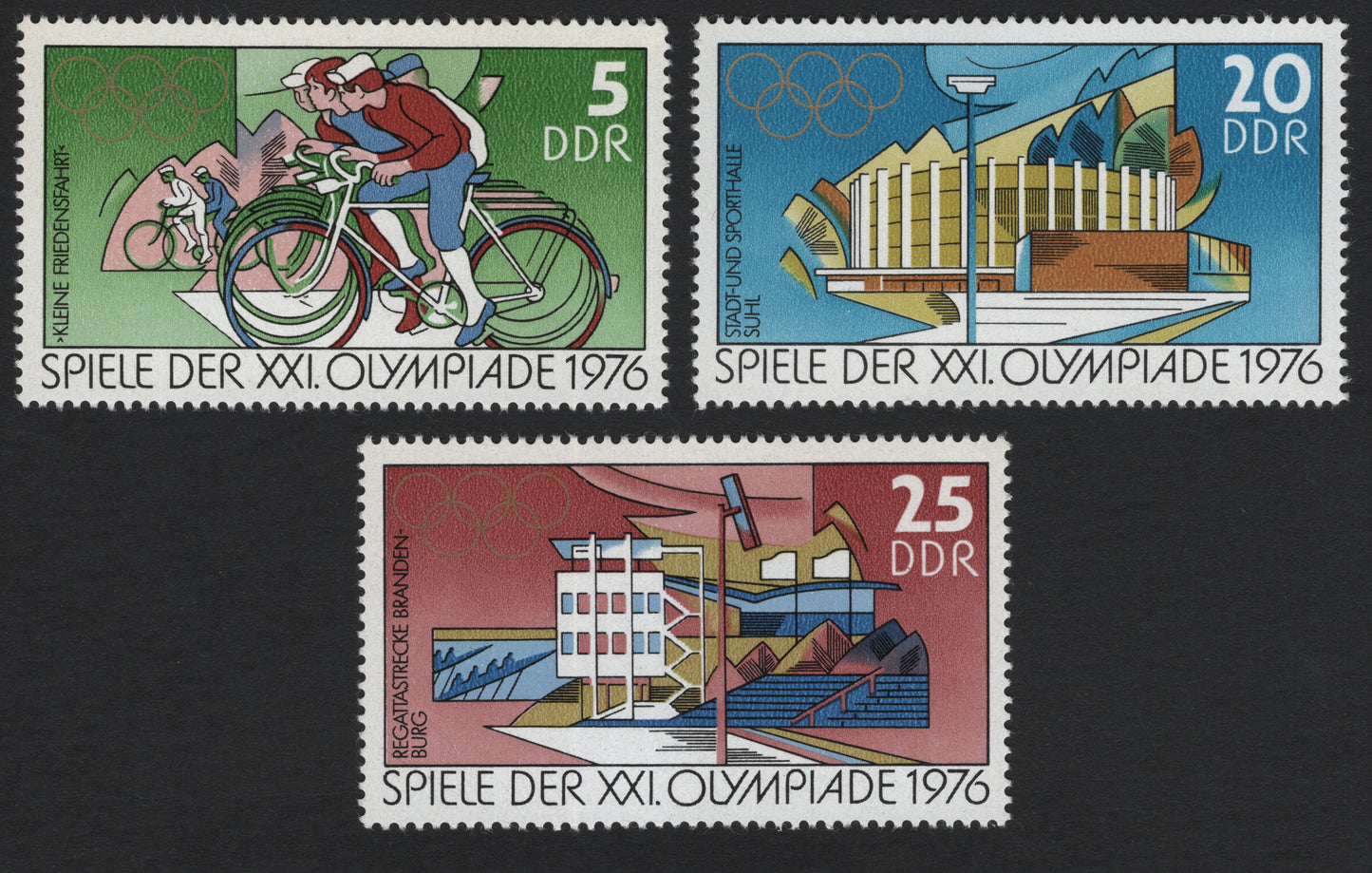 SCG5080 - DDR – XXI Olympic Games Montreal 1976 Commemorative Set