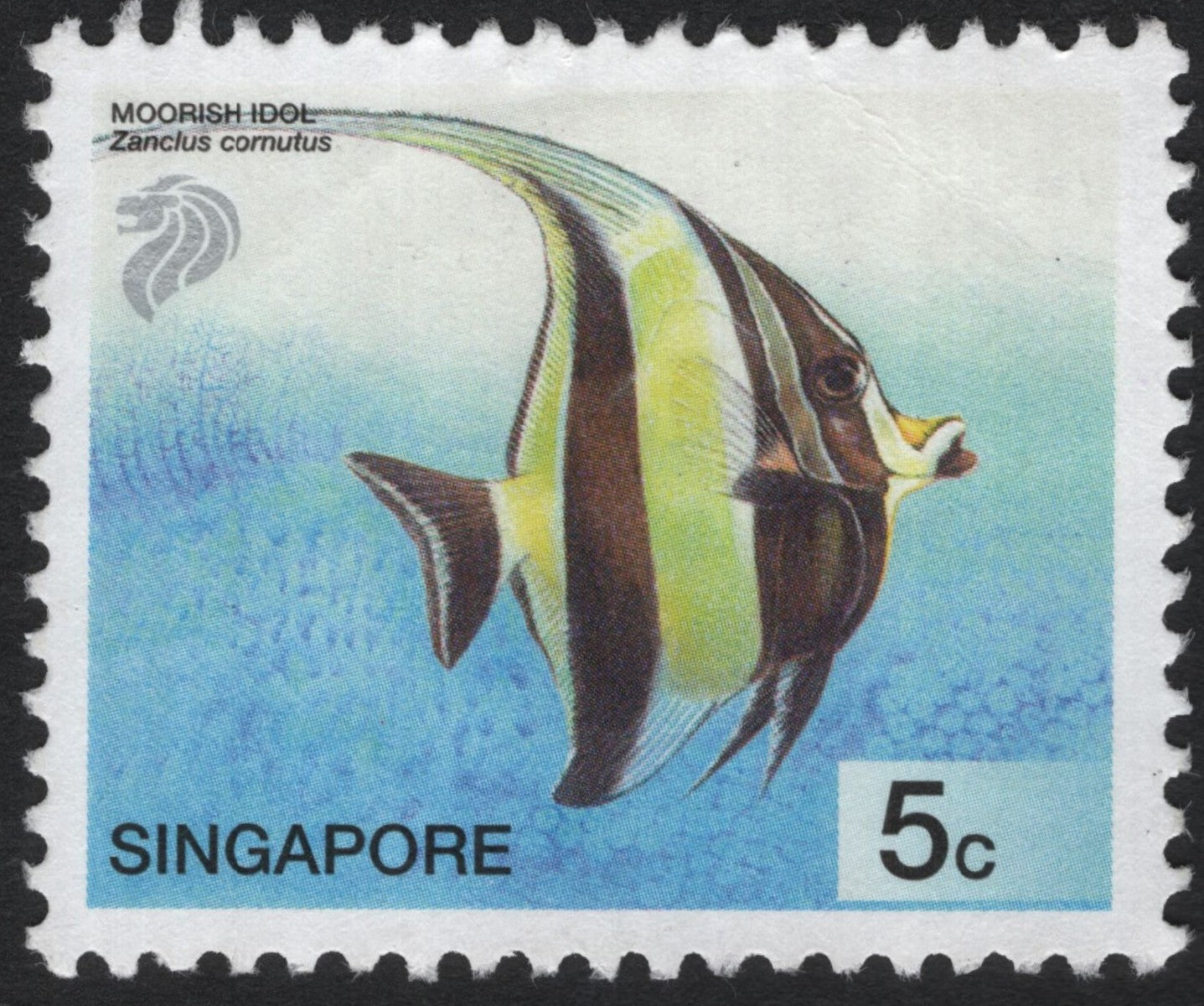 SCG5133 - Singapore 5c Moorish Idol (Zanclus cornutus) – Marine Life Series