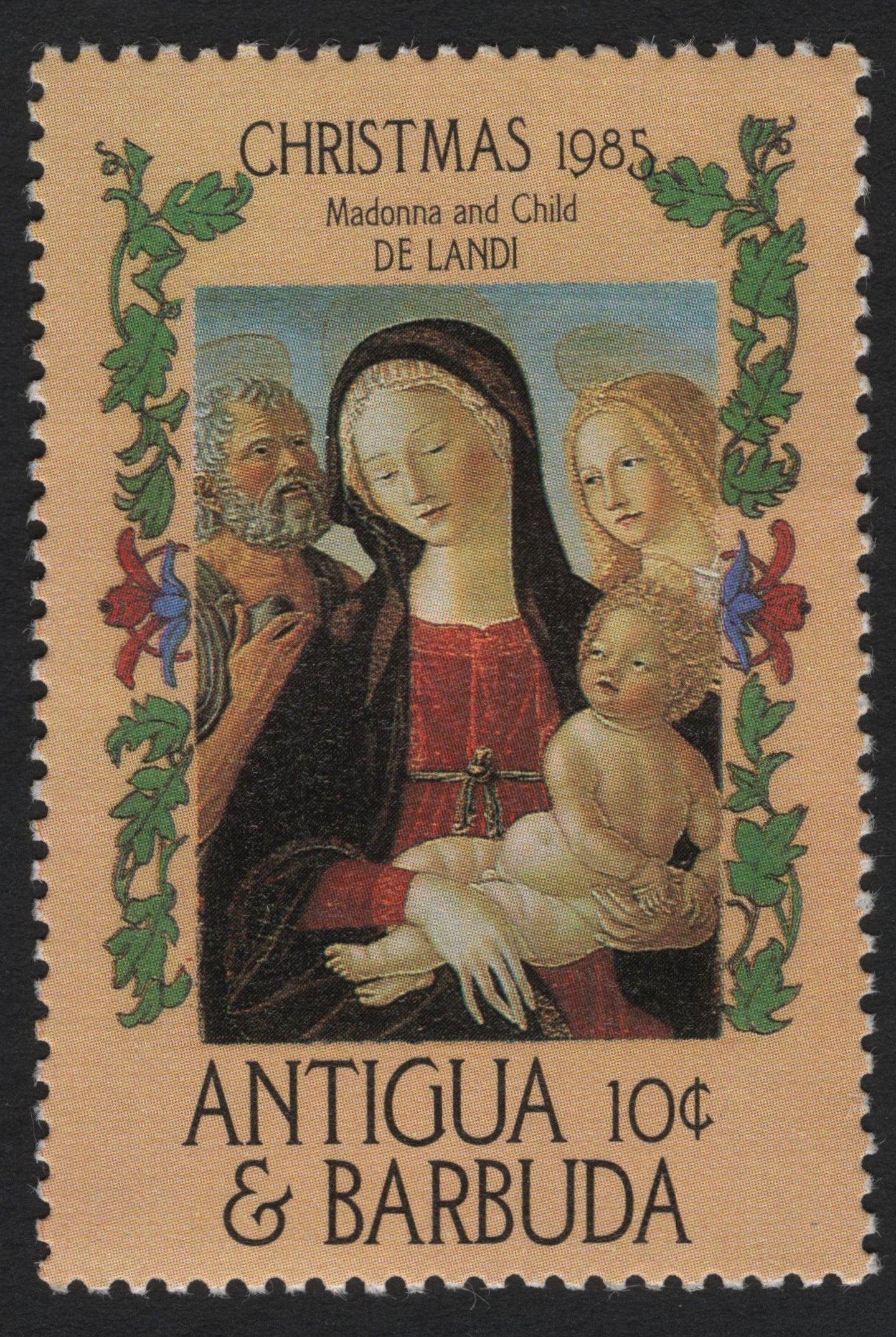 SCG5148 - Antigua & Barbuda 1985 Christmas – Madonna and Child (De Landi)