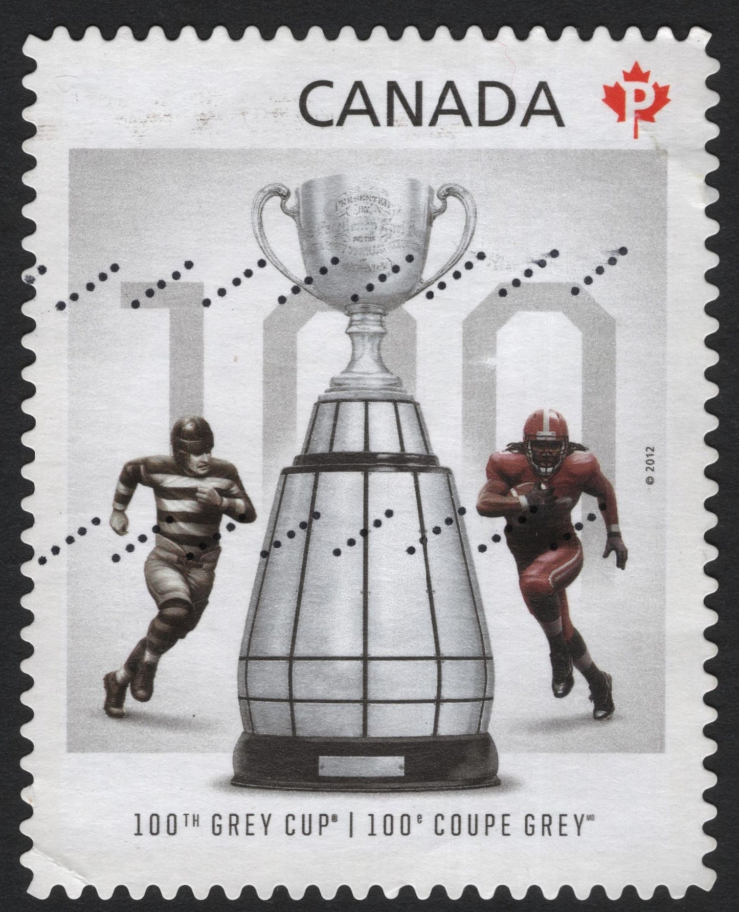SCG5157 - Canada 2012 – 100th Grey Cup Commemorative Stamp