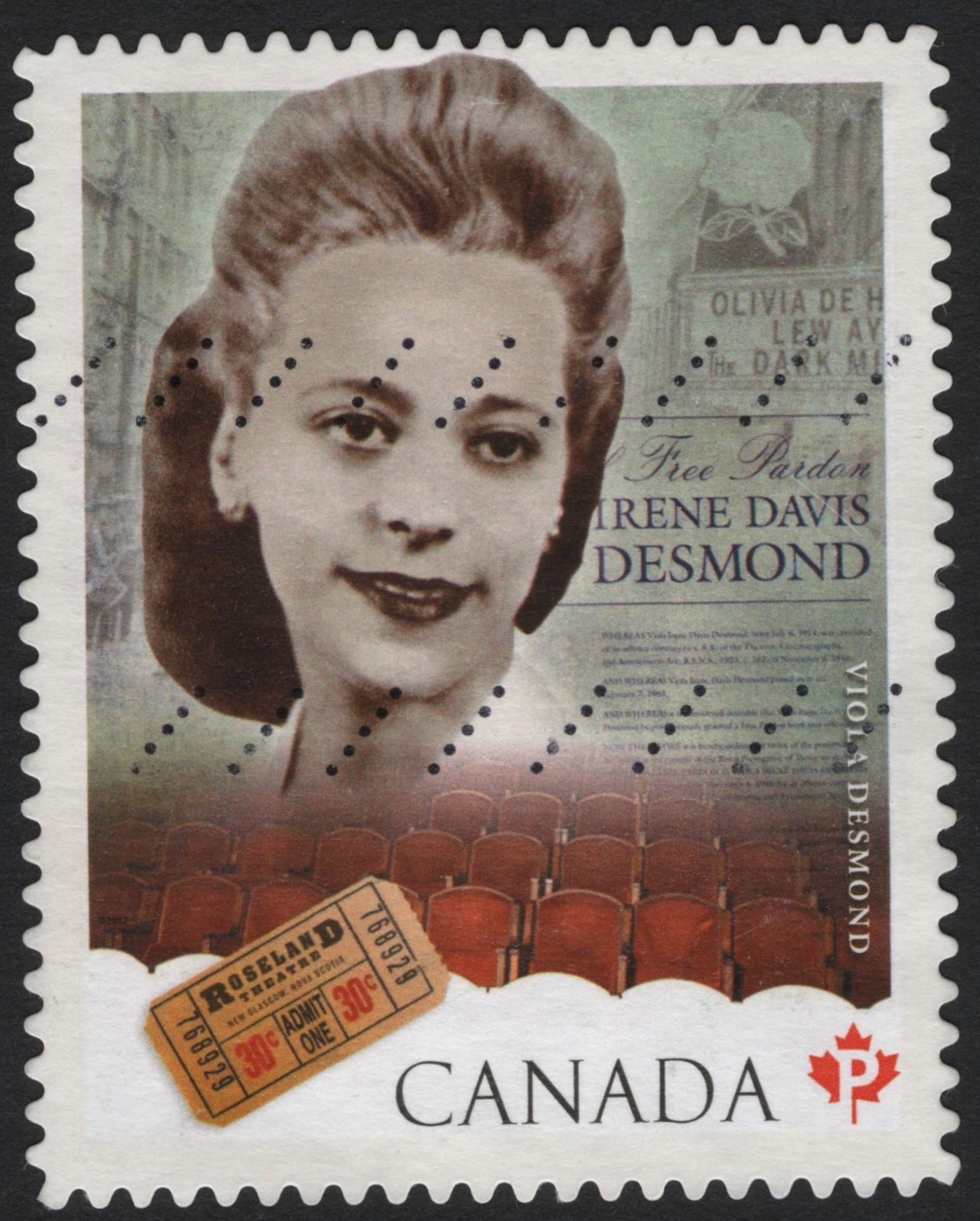 SCG5156 - Canada 2012 – Viola Desmond Commemorative Stamp