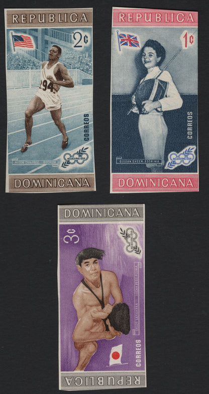 SCG5174 - Dominican Republic 1956 Melbourne Olympics Commemorative Set