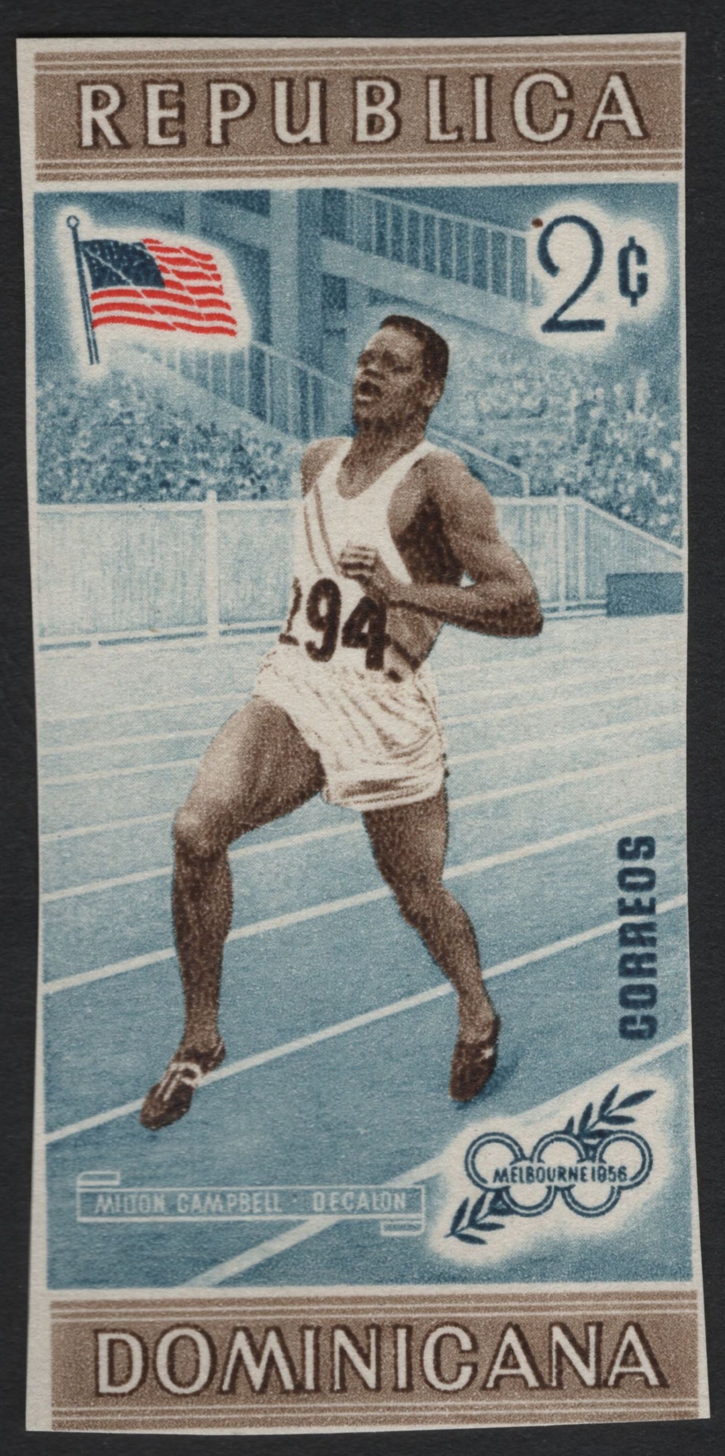 SCG5174 - Dominican Republic 1956 Melbourne Olympics Commemorative Set