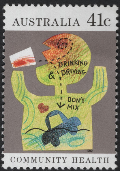 SCG5178 - Australia 1990 – Community Health Awareness (Set of 3, 41c each)