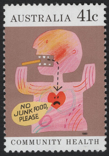 SCG5178 - Australia 1990 – Community Health Awareness (Set of 3, 41c each)