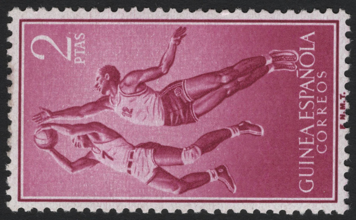 SCG5179 - Spanish Guinea 1960s Sports Series – Boxing, Basketball & Long Jump