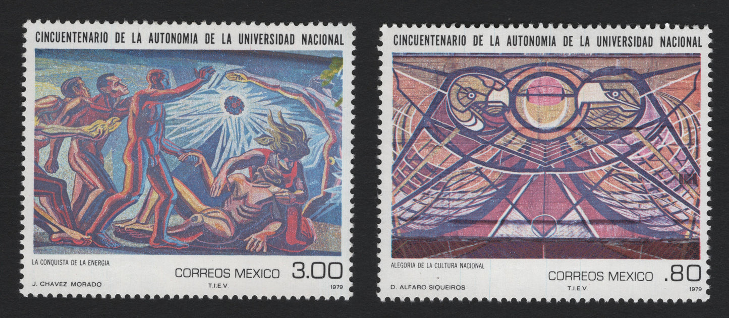 SCG5183 - Mexico 1979 – 50th Anniversary of University Autonomy (Murals by Chávez Morado & Siqueiros)
