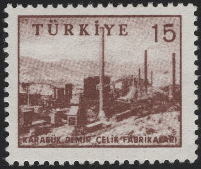 SCG5186 - Turkey – Industrial and Agricultural Development Definitives (Karabük, Ankara, Birecik, Agriculture)