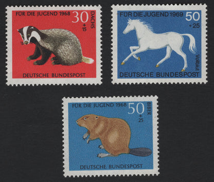 SCG5187 - Germany – Für die Jugend Semi-Postal Stamps (1968–1969, Animals)