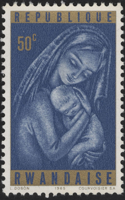 SCG5222 - Rwanda 1965 – Mother and Child (Charity Issue)