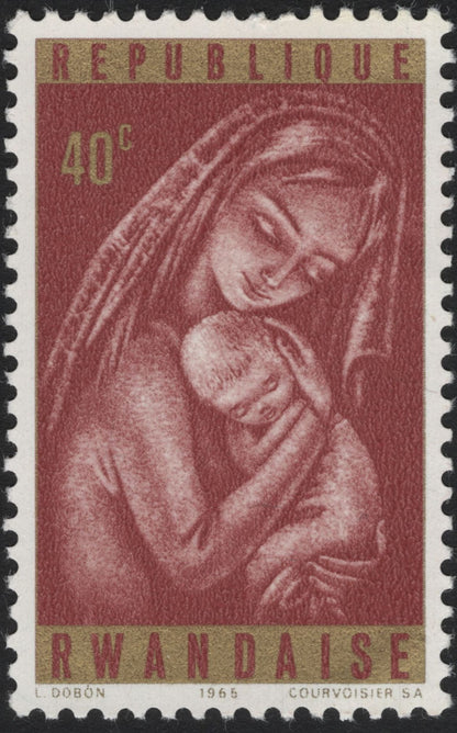 SCG5222 - Rwanda 1965 – Mother and Child (Charity Issue)