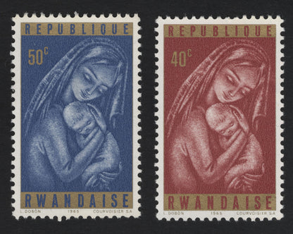 SCG5222 - Rwanda 1965 – Mother and Child (Charity Issue)