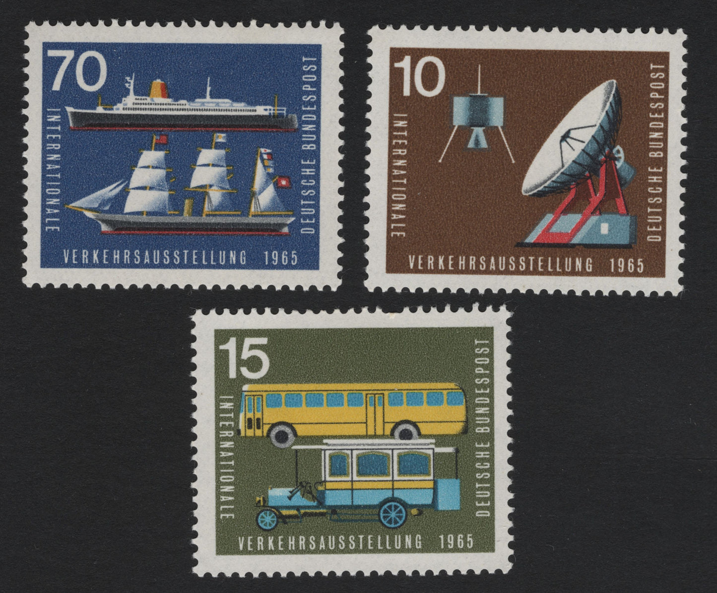 SCG5229 - Germany 1965 – International Transport Exhibition (Verkehrsausstellung) Set