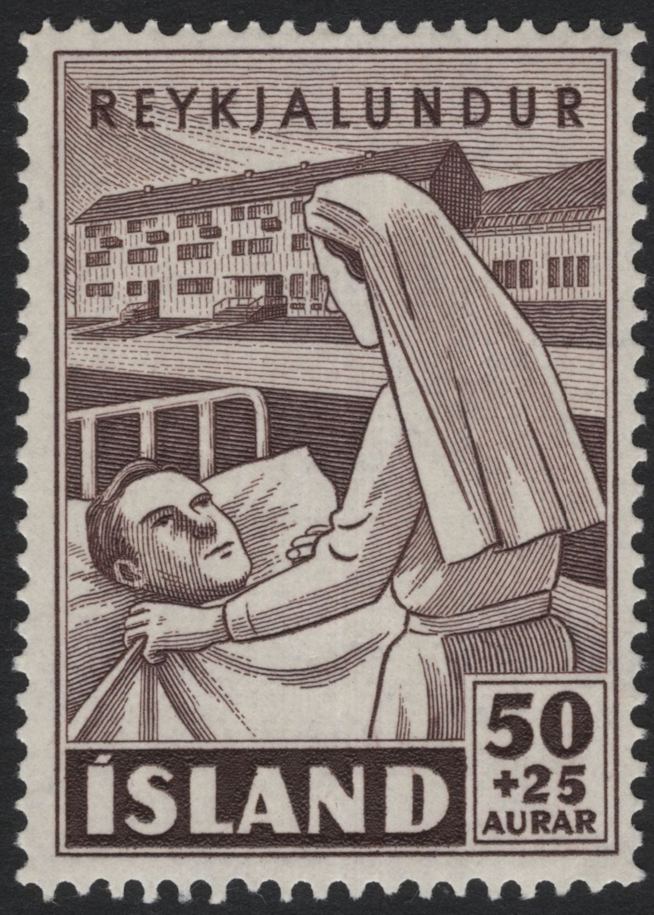 SCG5232 - Iceland 1957 Charity Issue – Hospitals, Rescue & Social Welfare