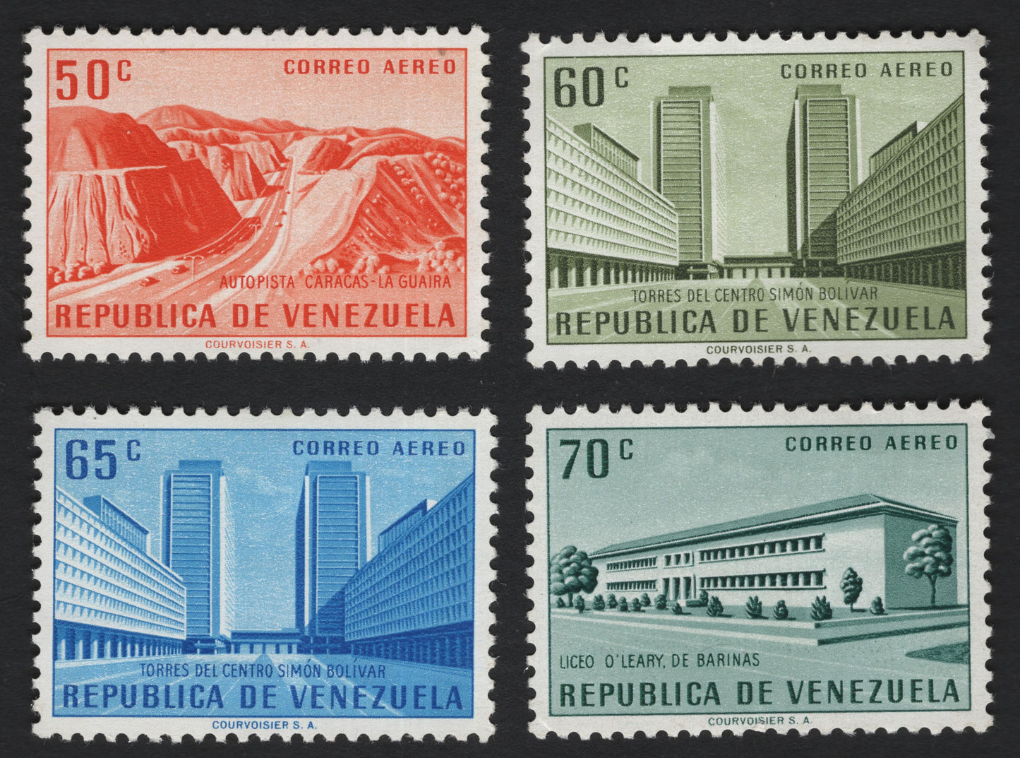 SCG5230 - Venezuela – Airmail Definitives (Modern Infrastructure) – 1960s
