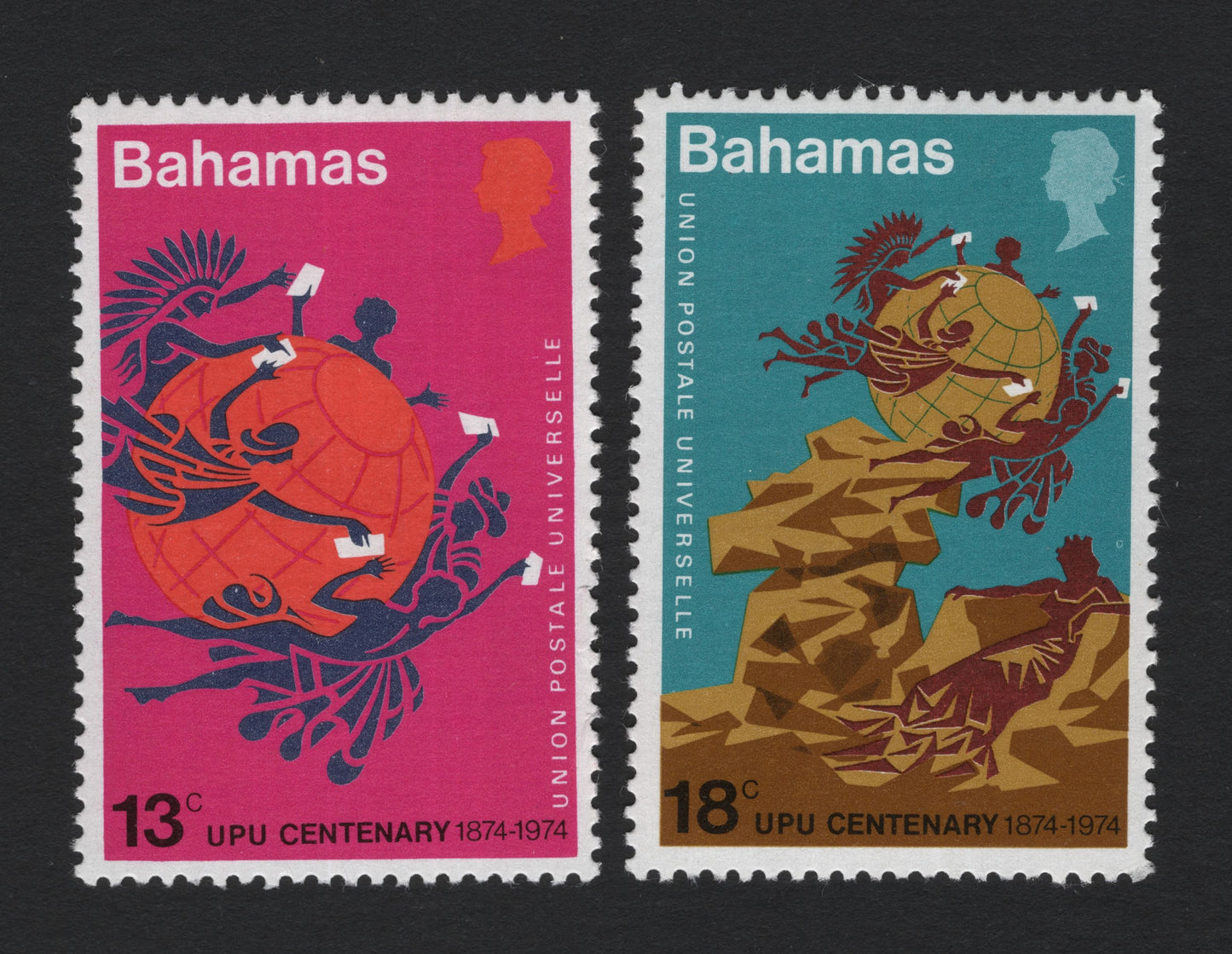 SCG5241 - Bahamas – UPU Centenary 1874–1974 (1974 Issue)