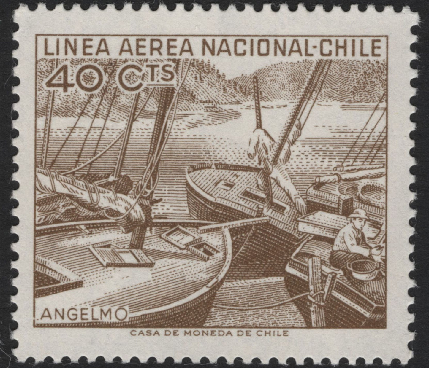 SCG5235 - Chile – Maritime & Airmail Scenes (1970)