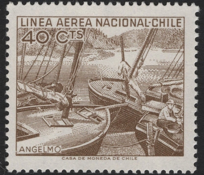SCG5235 - Chile – Maritime & Airmail Scenes (1970)
