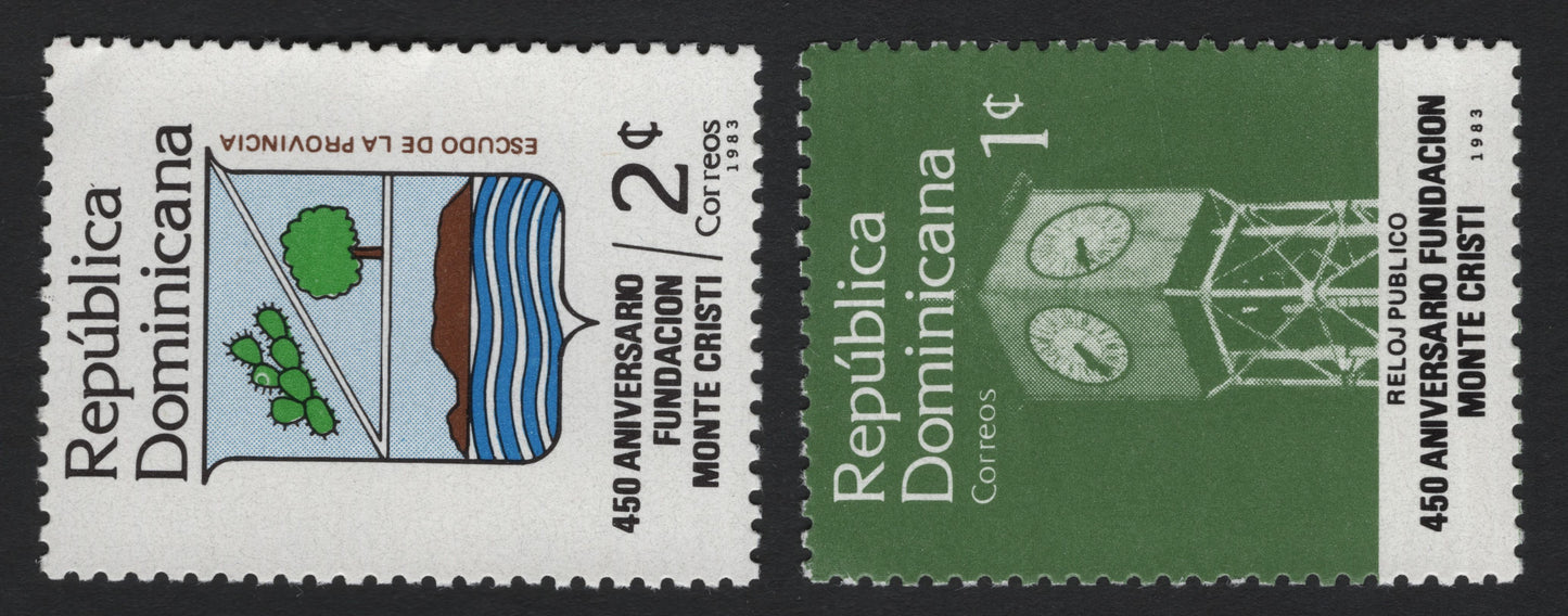 SCG5236 - Dominican Republic – 450th Anniversary of the Founding of Monte Cristi (1983)
