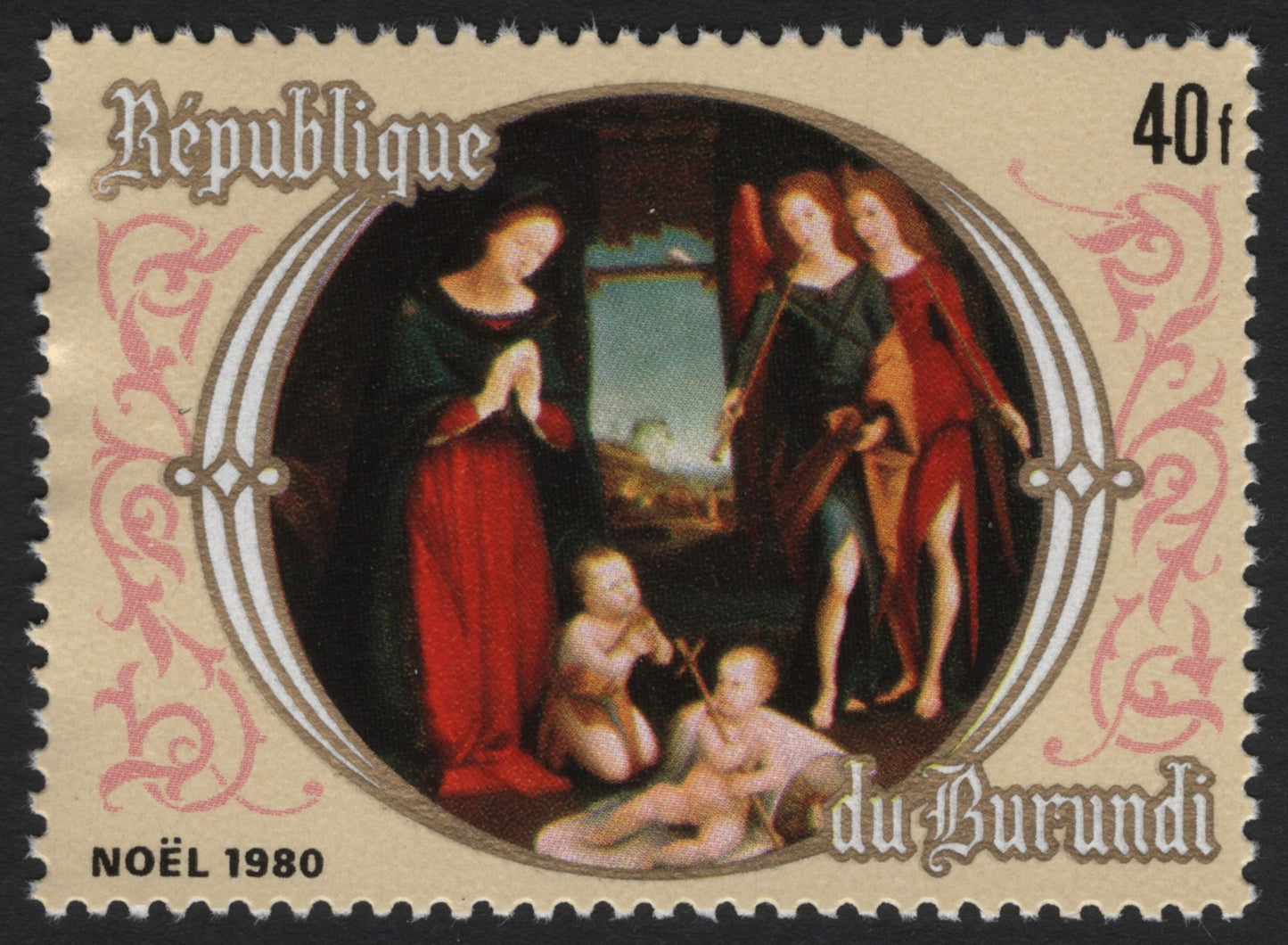 SCG5243 - Burundi Christmas Stamps – Nativity Scenes (1980)