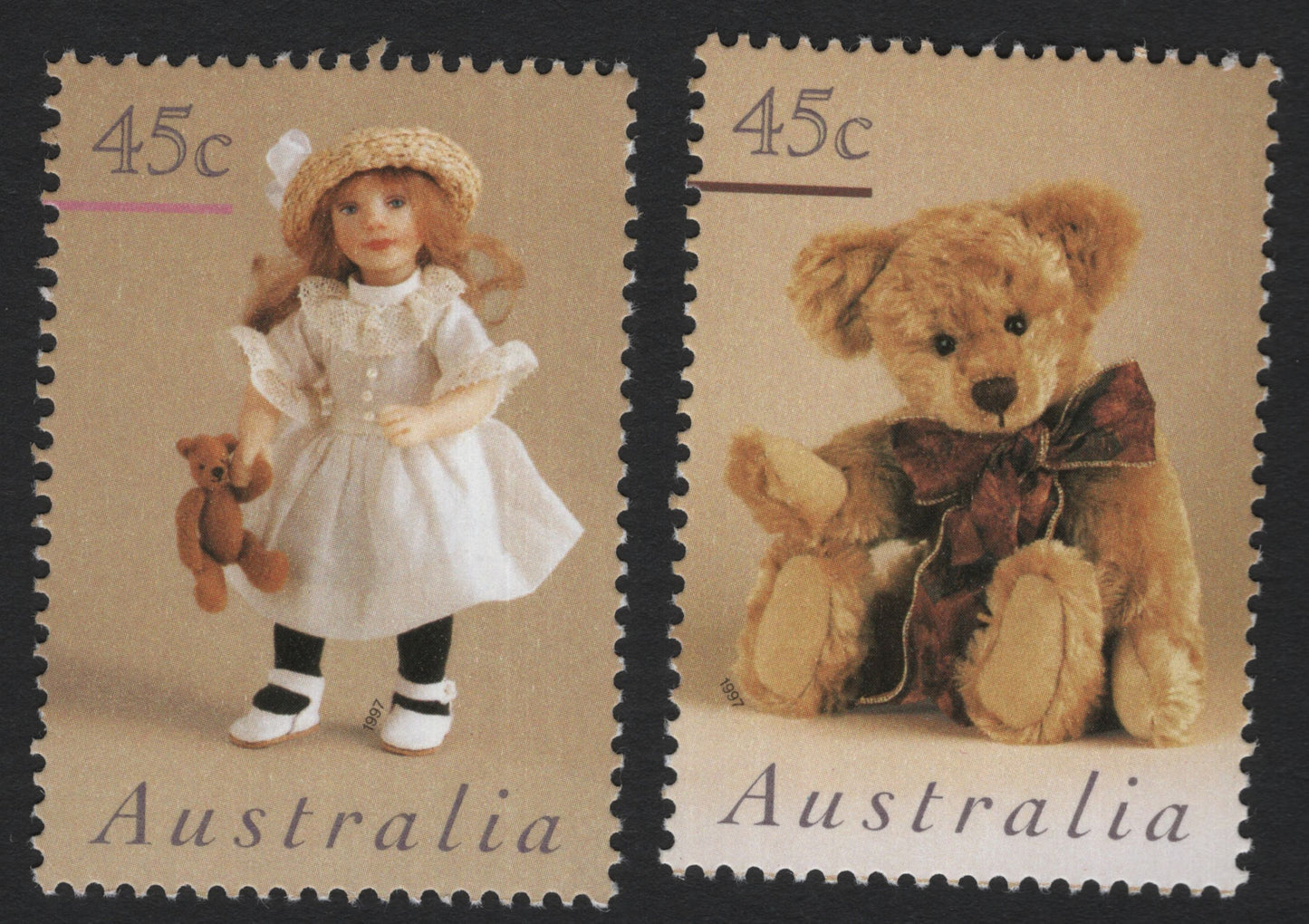SCG5254 - Australia 1997 – Toys Issue (Doll and Teddy Bear)