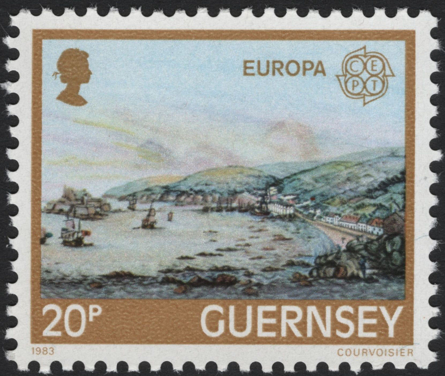 SCG5258 - Guernsey 1983 – Europa "Historic Harbours" Set