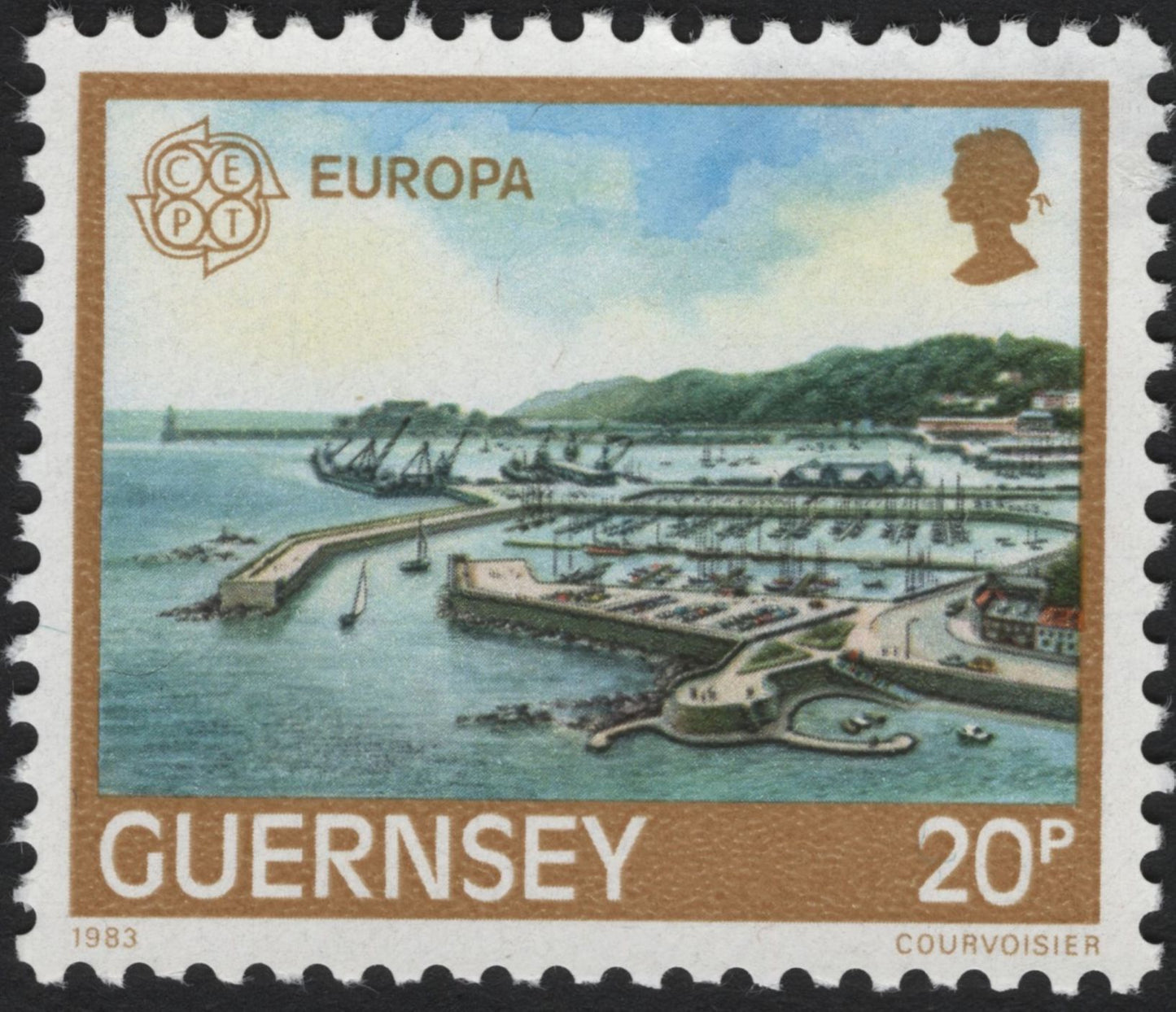 SCG5258 - Guernsey 1983 – Europa "Historic Harbours" Set