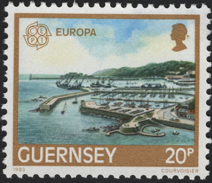 SCG5258 - Guernsey 1983 – Europa "Historic Harbours" Set
