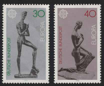 SCG5257 - Germany 1974 – Europa Stamps (Sculptures)
