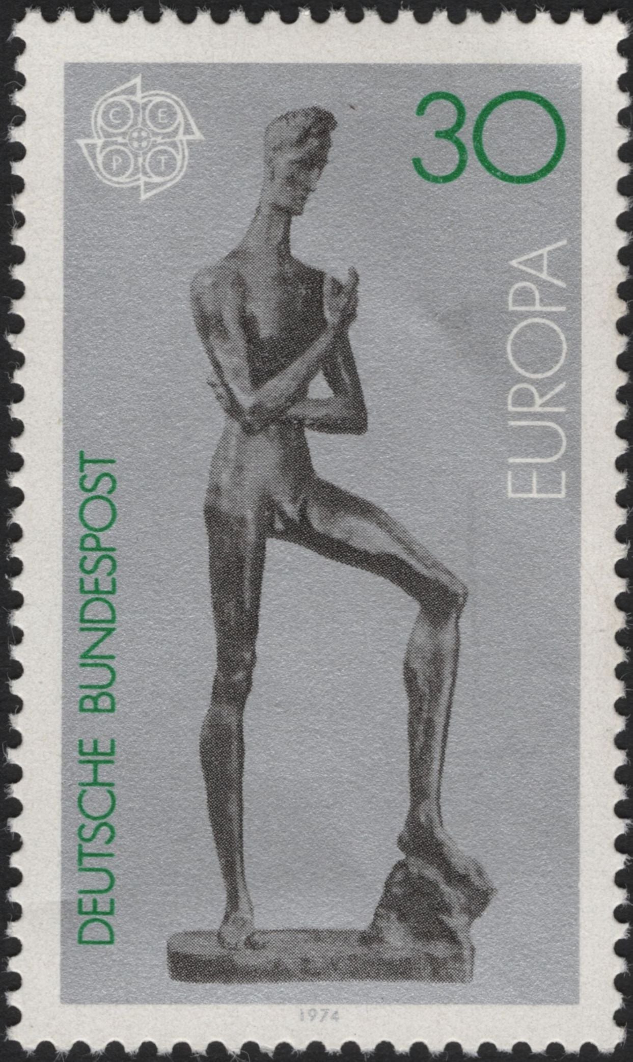 SCG5257 - Germany 1974 – Europa Stamps (Sculptures)