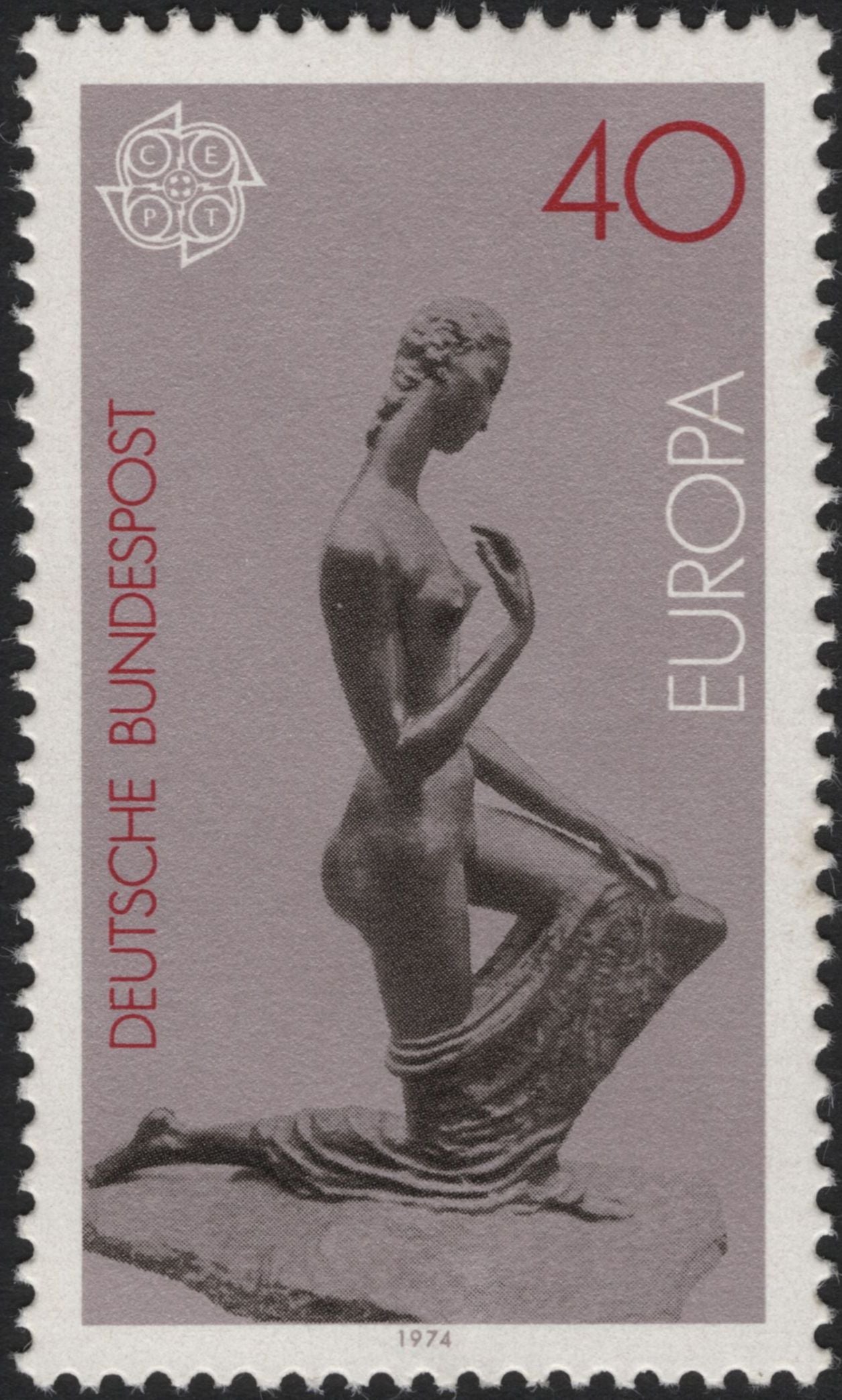SCG5257 - Germany 1974 – Europa Stamps (Sculptures)