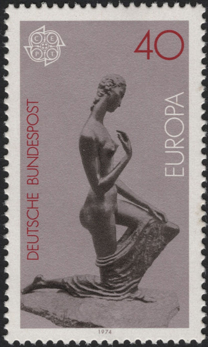 SCG5257 - Germany 1974 – Europa Stamps (Sculptures)