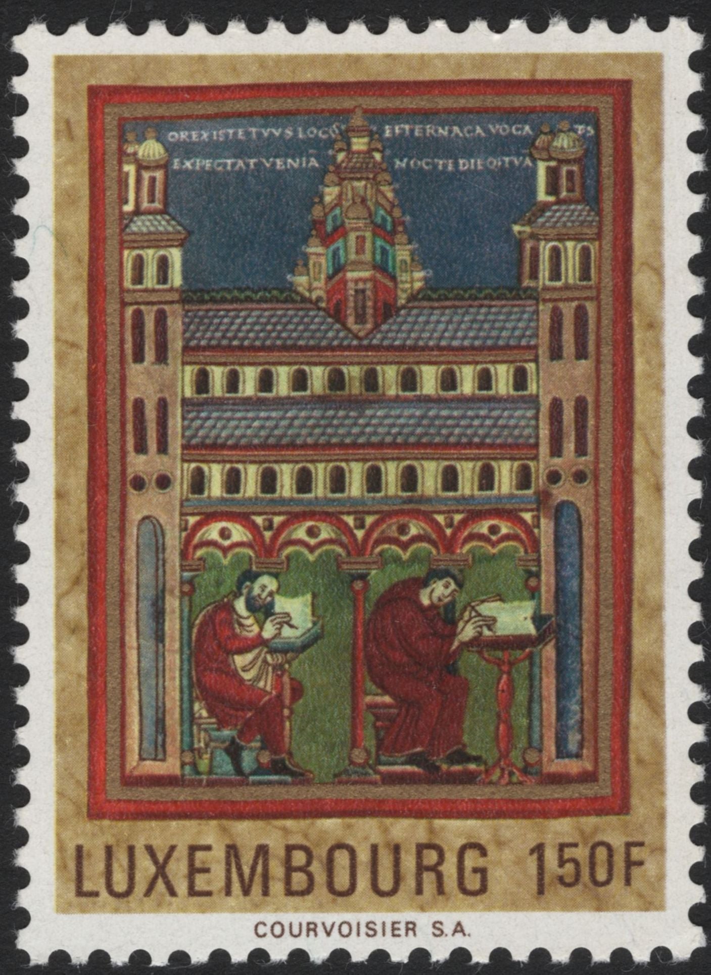 SCG5262 - Luxembourg 1973 – Medieval Manuscript Illustrations (Vineyard Scenes)