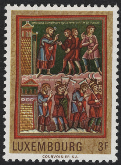 SCG5262 - Luxembourg 1973 – Medieval Manuscript Illustrations (Vineyard Scenes)