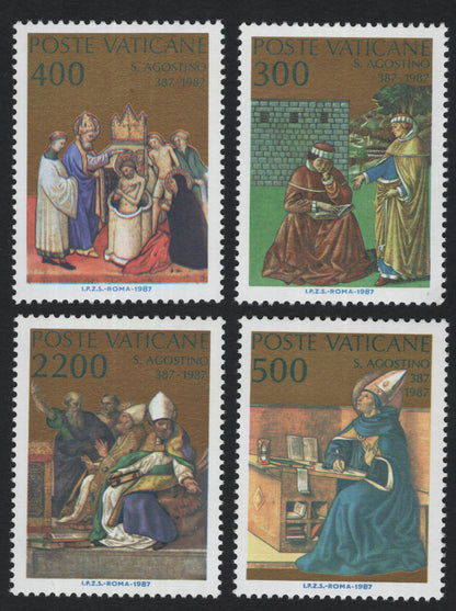 SCG5261 - Vatican City – 1987 St. Augustine Commemorative Set